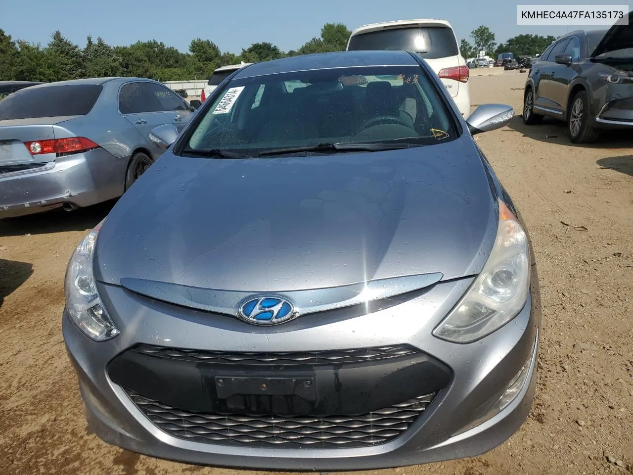 2015 Hyundai Sonata Hybrid VIN: KMHEC4A47FA135173 Lot: 64664314