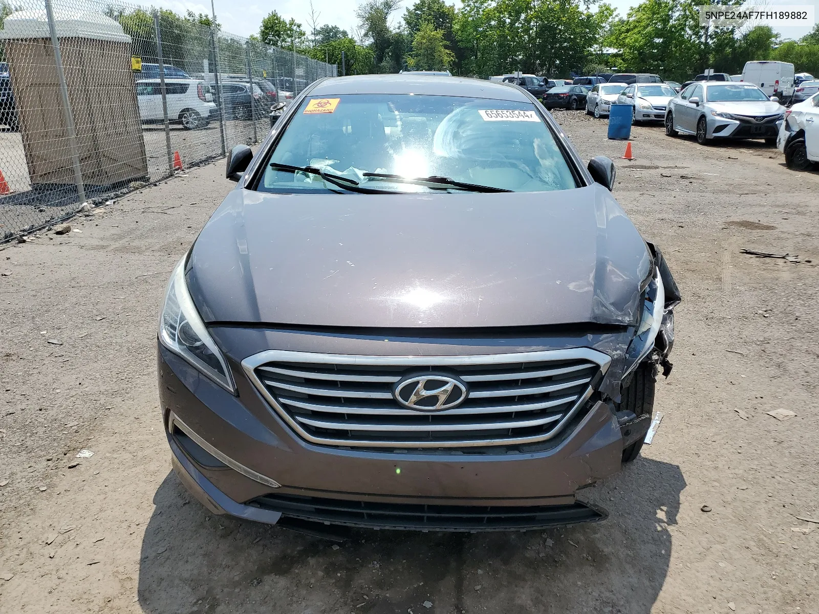 2015 Hyundai Sonata Se VIN: 5NPE24AF7FH189882 Lot: 65653544