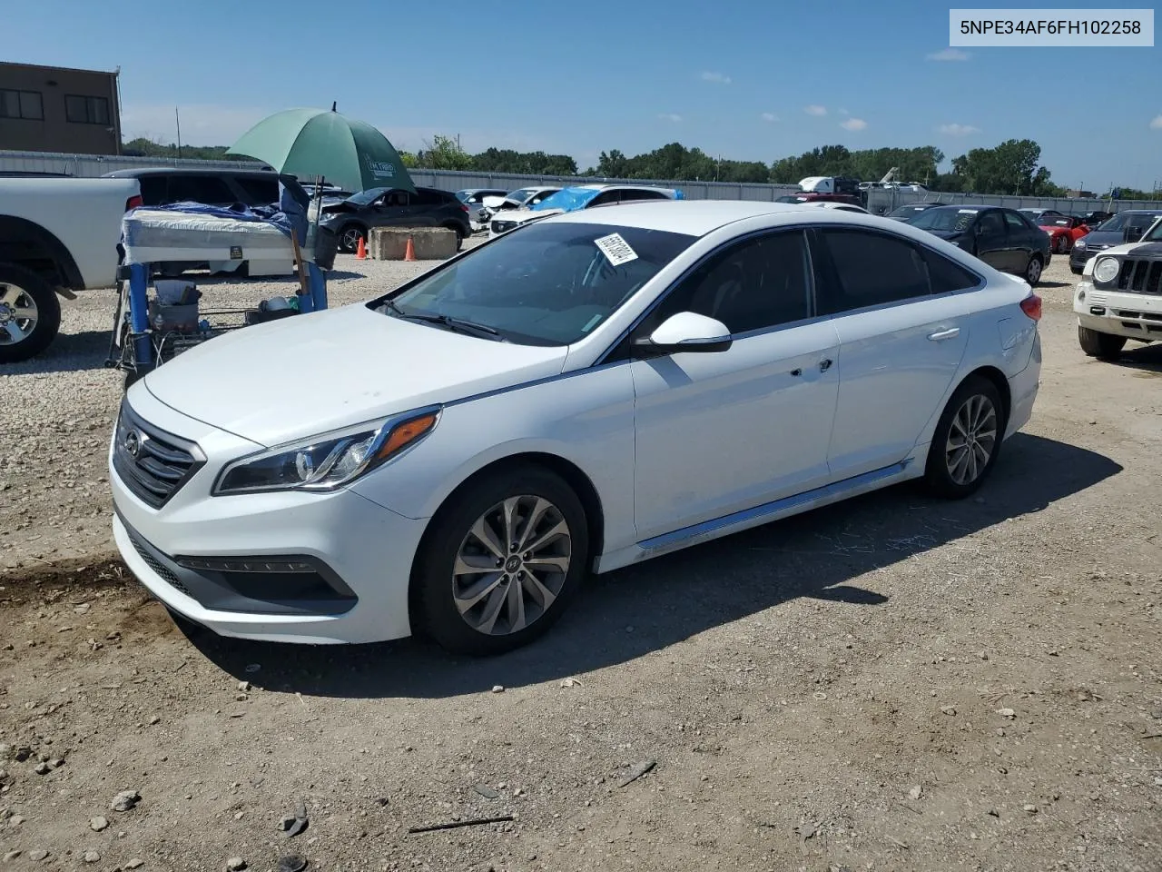 2015 Hyundai Sonata Sport VIN: 5NPE34AF6FH102258 Lot: 65813804