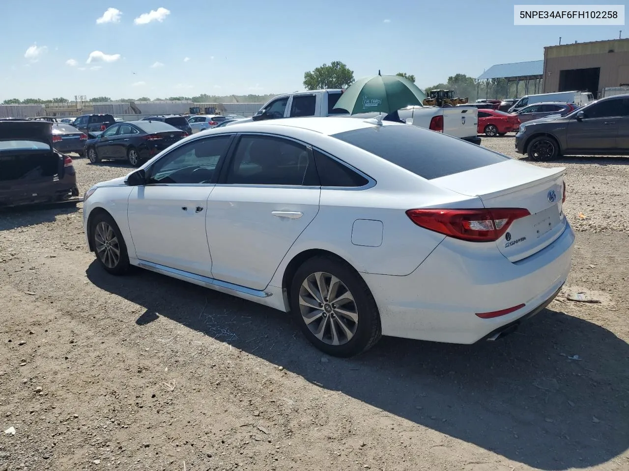 2015 Hyundai Sonata Sport VIN: 5NPE34AF6FH102258 Lot: 65813804