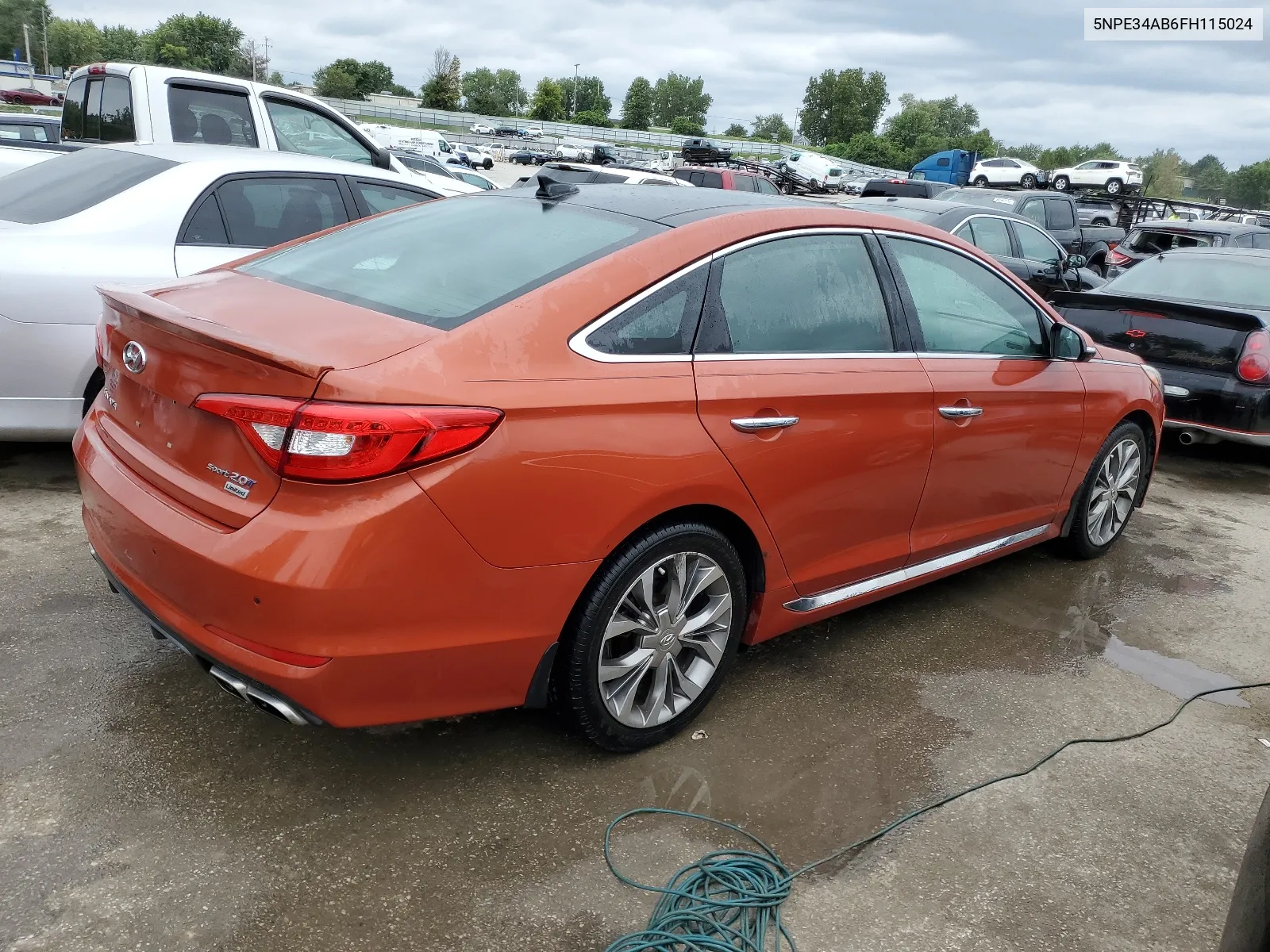 2015 Hyundai Sonata Sport VIN: 5NPE34AB6FH115024 Lot: 65948334