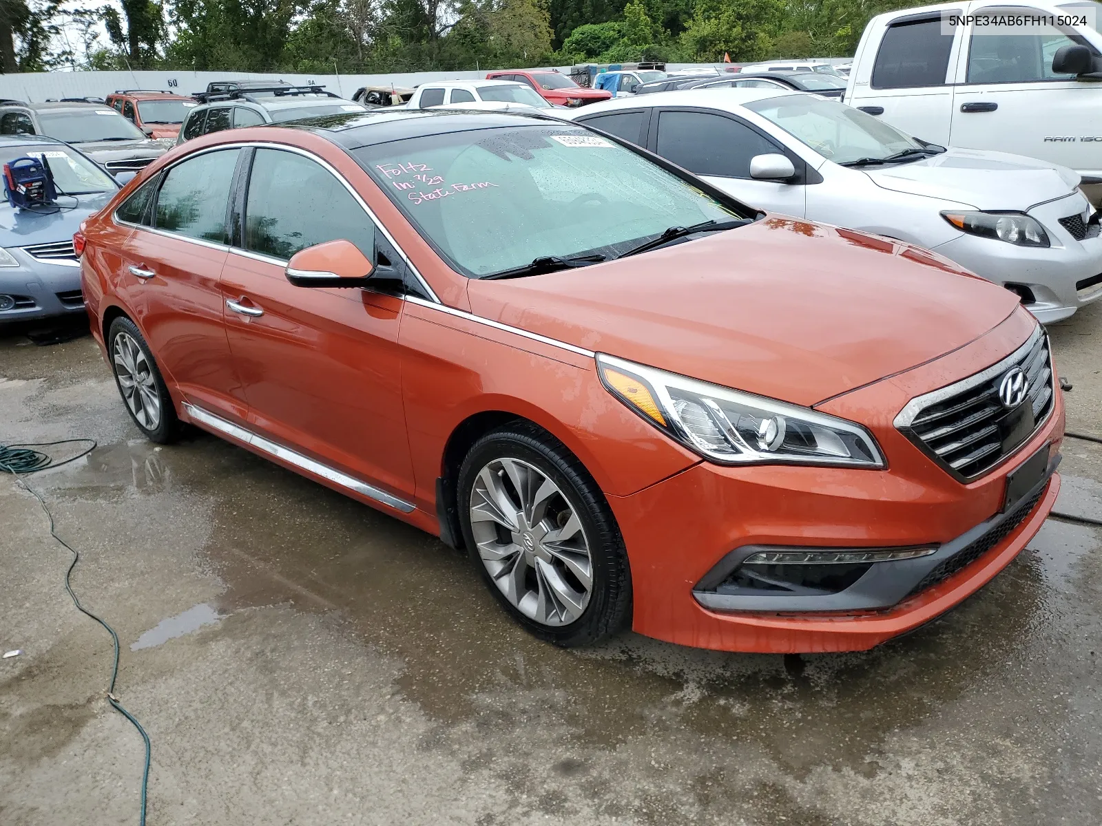 2015 Hyundai Sonata Sport VIN: 5NPE34AB6FH115024 Lot: 65948334