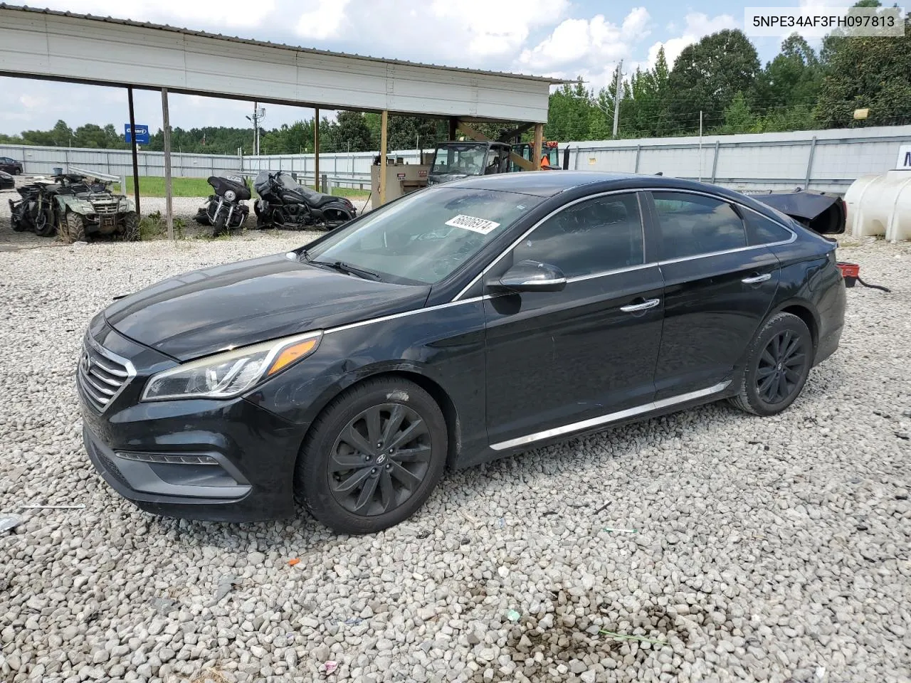 5NPE34AF3FH097813 2015 Hyundai Sonata Sport