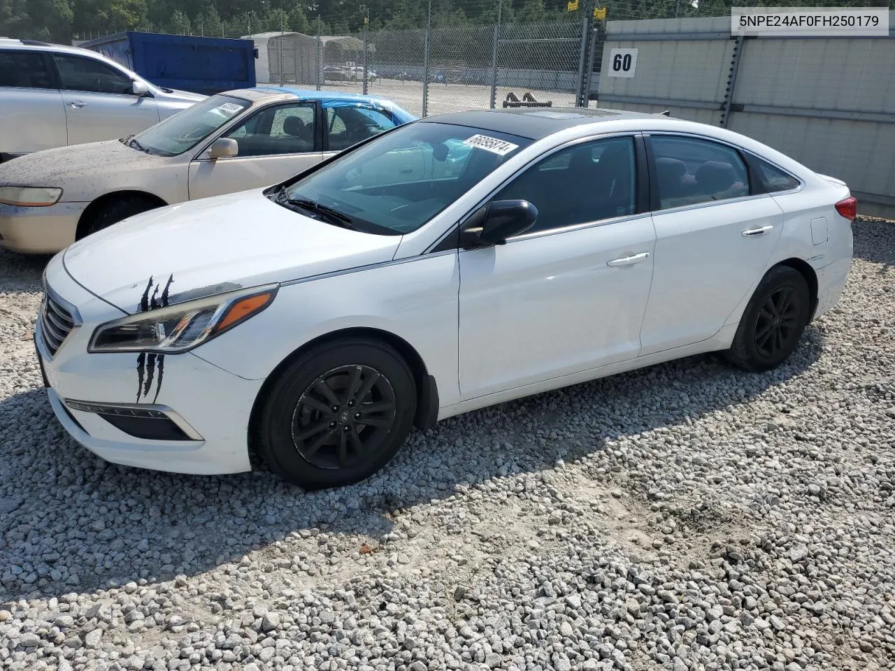 5NPE24AF0FH250179 2015 Hyundai Sonata Se