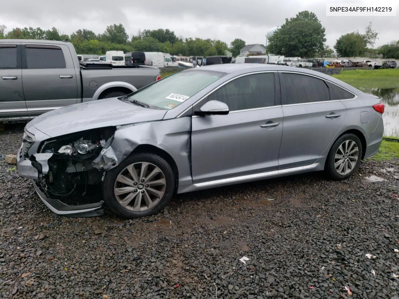 2015 Hyundai Sonata Sport VIN: 5NPE34AF9FH142219 Lot: 66243414