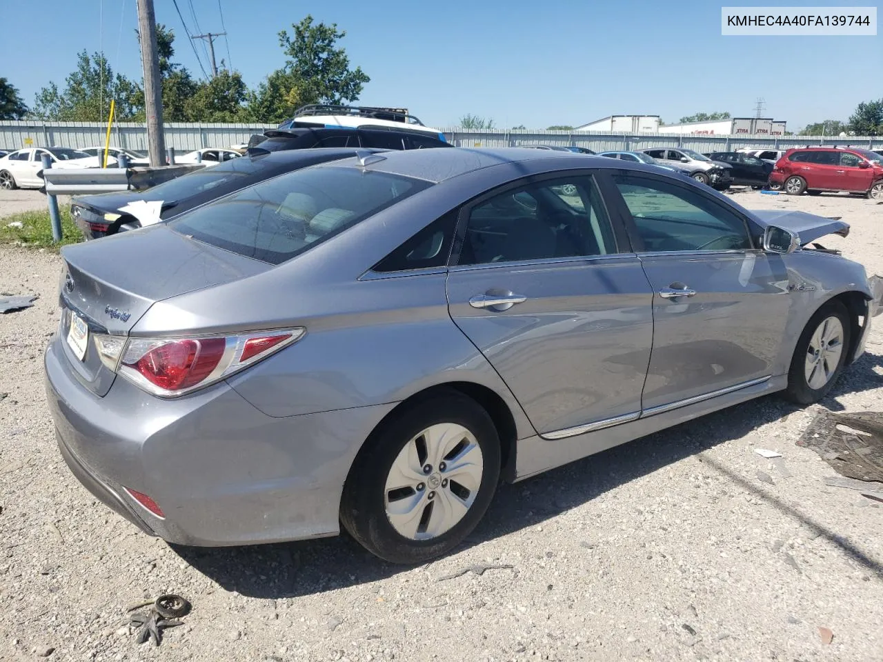 2015 Hyundai Sonata Hybrid VIN: KMHEC4A40FA139744 Lot: 66612024