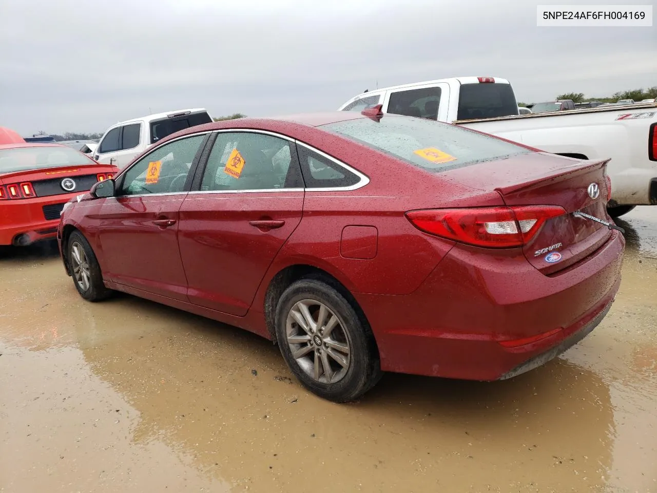 2015 Hyundai Sonata Se VIN: 5NPE24AF6FH004169 Lot: 66620374