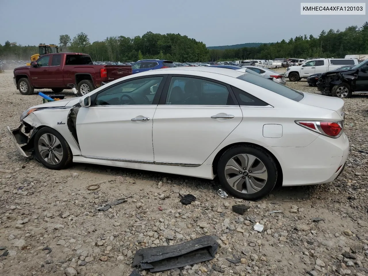 2015 Hyundai Sonata Hybrid VIN: KMHEC4A4XFA120103 Lot: 67190534