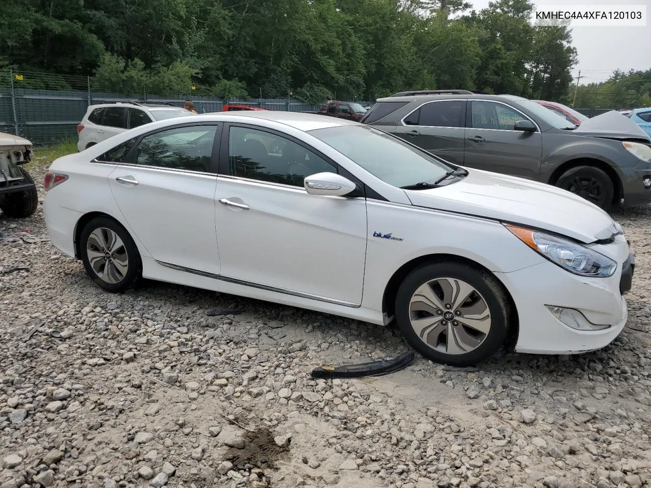 2015 Hyundai Sonata Hybrid VIN: KMHEC4A4XFA120103 Lot: 67190534