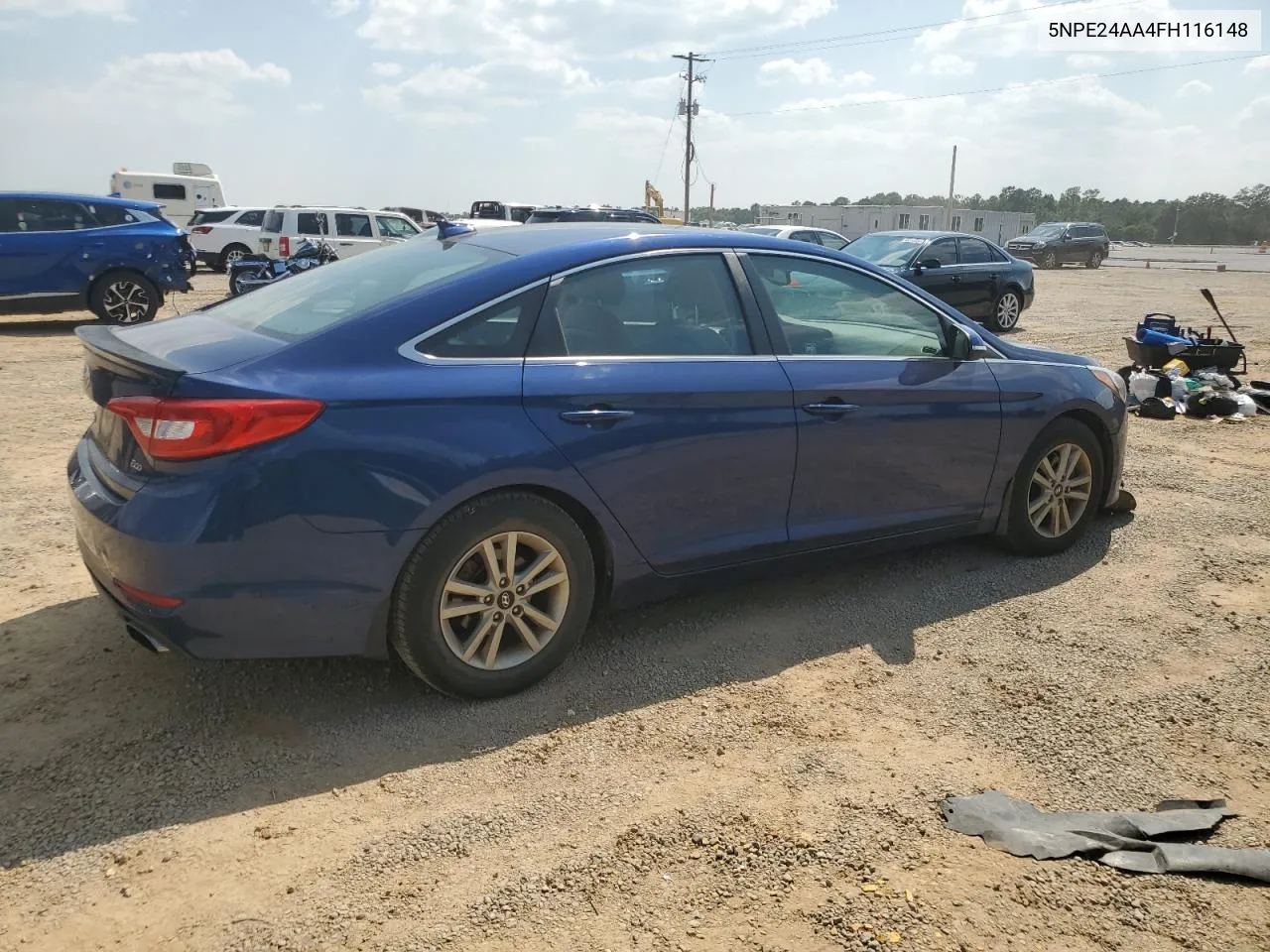 5NPE24AA4FH116148 2015 Hyundai Sonata Eco