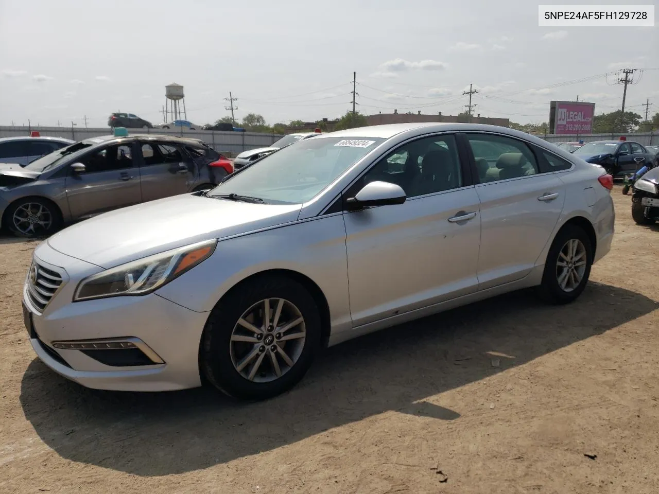 2015 Hyundai Sonata Se VIN: 5NPE24AF5FH129728 Lot: 68549324