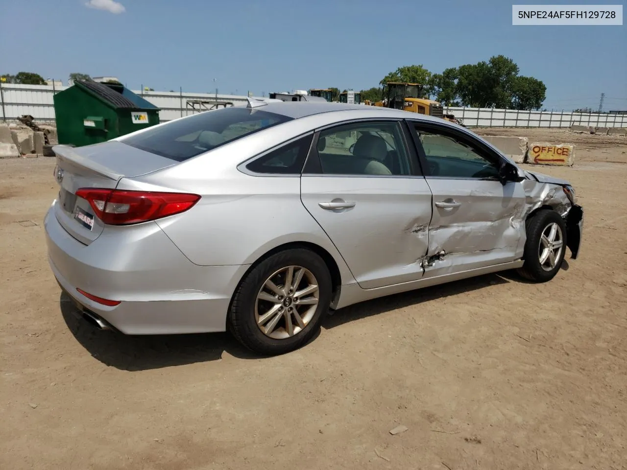 2015 Hyundai Sonata Se VIN: 5NPE24AF5FH129728 Lot: 68549324