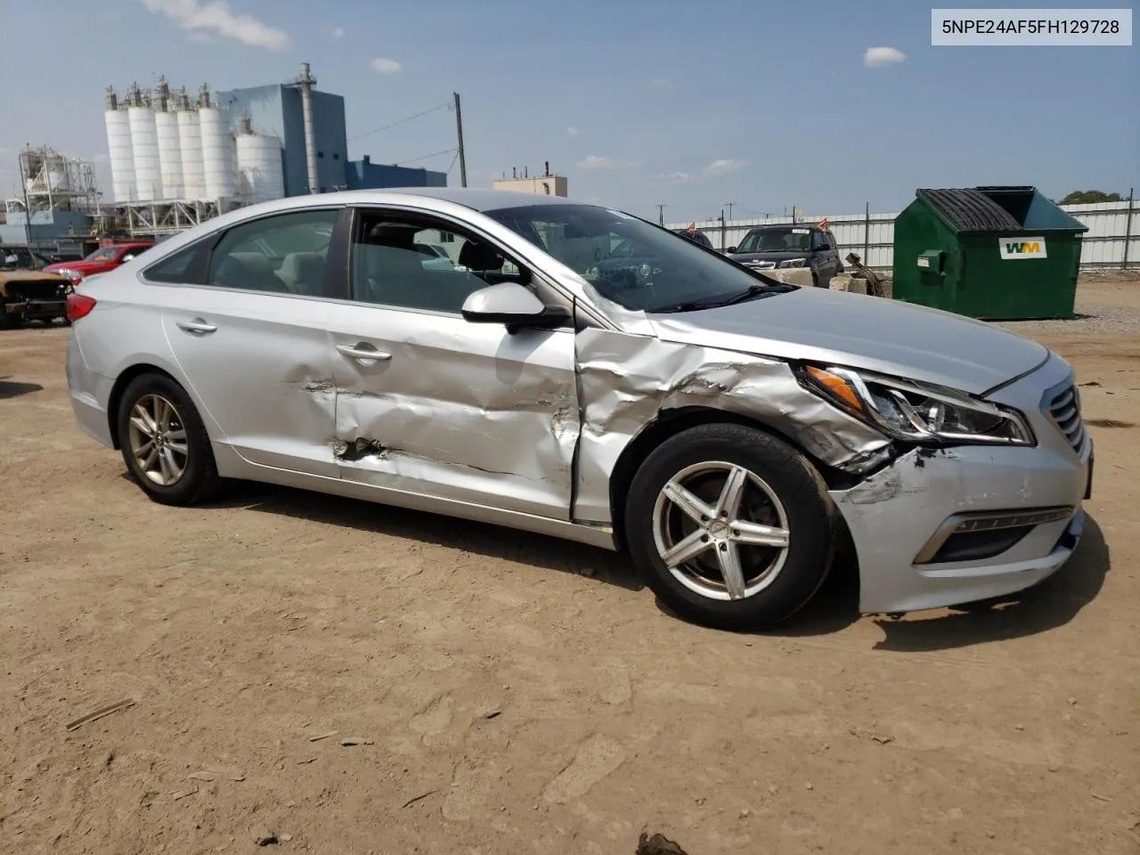 2015 Hyundai Sonata Se VIN: 5NPE24AF5FH129728 Lot: 68549324