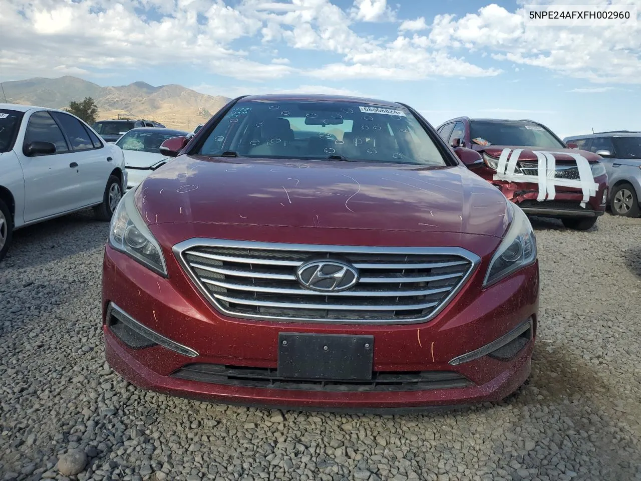 2015 Hyundai Sonata Se VIN: 5NPE24AFXFH002960 Lot: 68568824