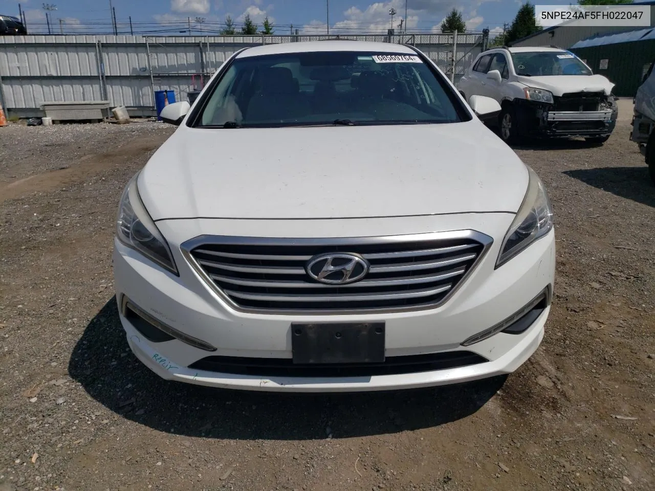 2015 Hyundai Sonata Se VIN: 5NPE24AF5FH022047 Lot: 68569764