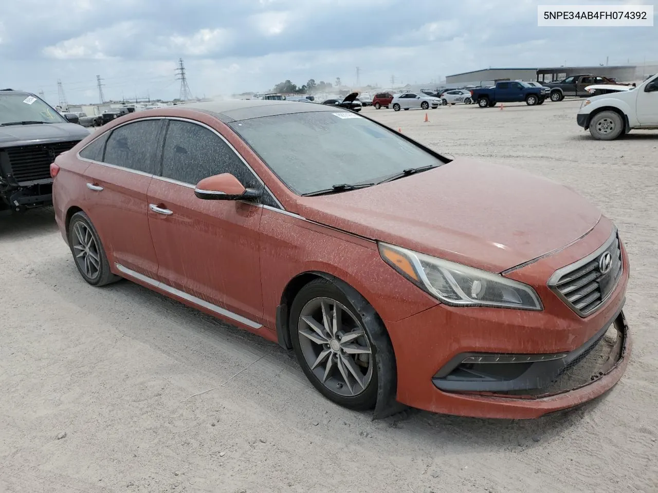 5NPE34AB4FH074392 2015 Hyundai Sonata Sport