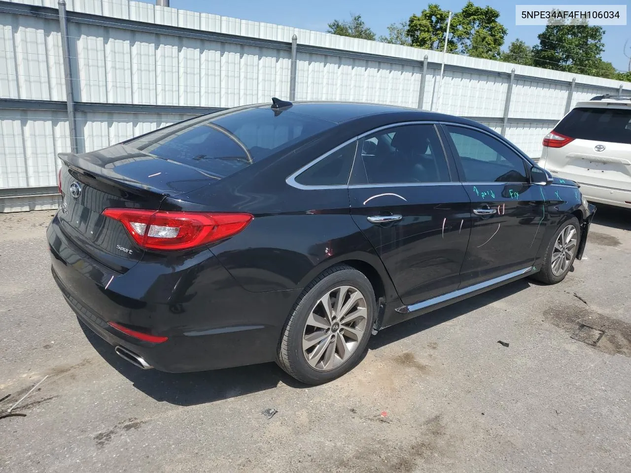 5NPE34AF4FH106034 2015 Hyundai Sonata Sport