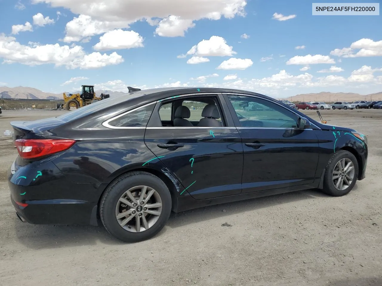 2015 Hyundai Sonata Se VIN: 5NPE24AF5FH220000 Lot: 68769554