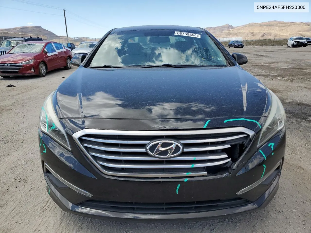 2015 Hyundai Sonata Se VIN: 5NPE24AF5FH220000 Lot: 68769554