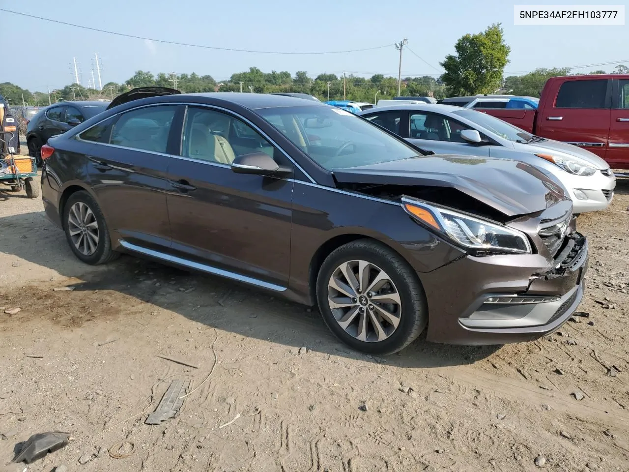 2015 Hyundai Sonata Sport VIN: 5NPE34AF2FH103777 Lot: 68808534