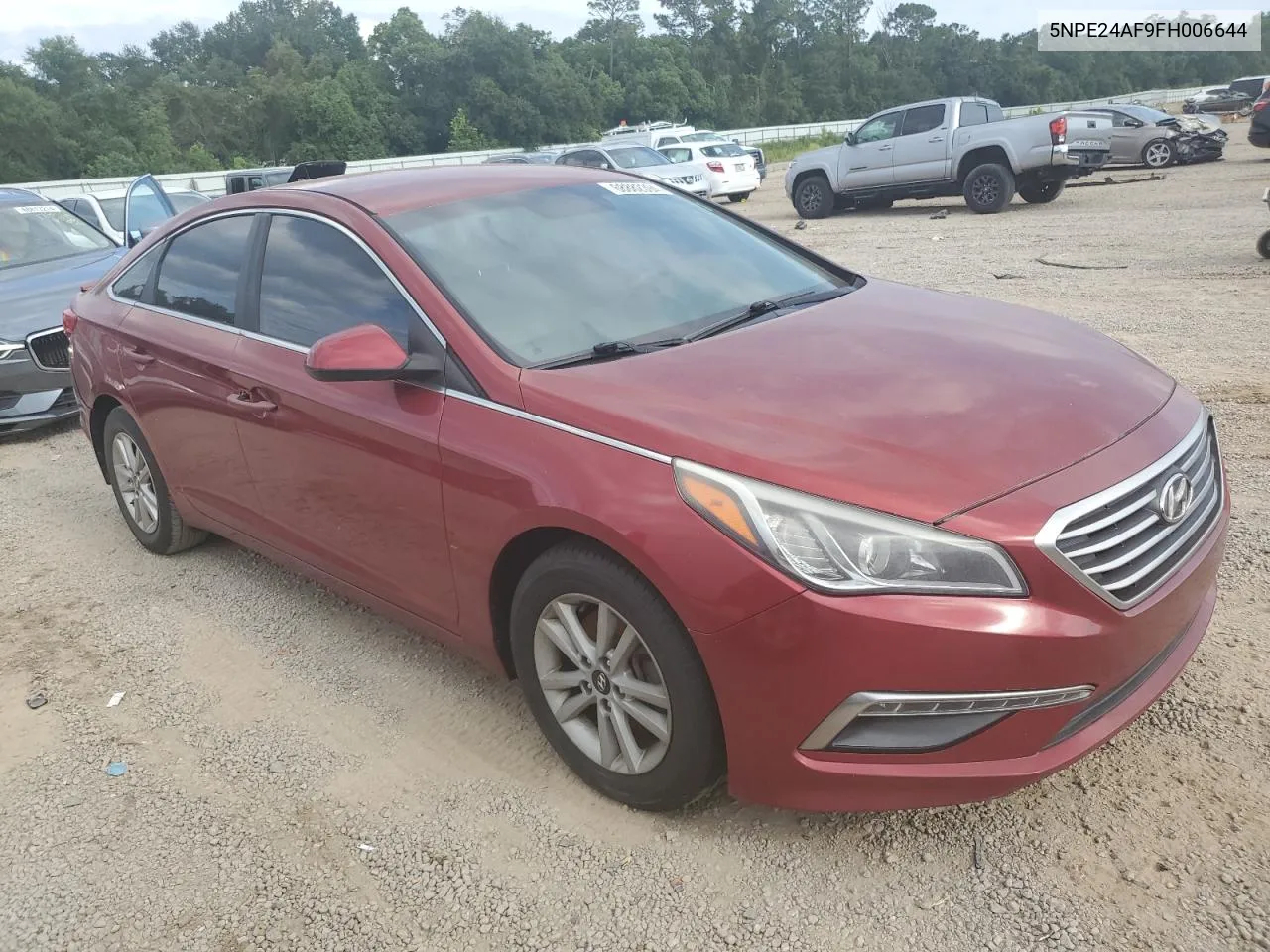 2015 Hyundai Sonata Se VIN: 5NPE24AF9FH006644 Lot: 68882394