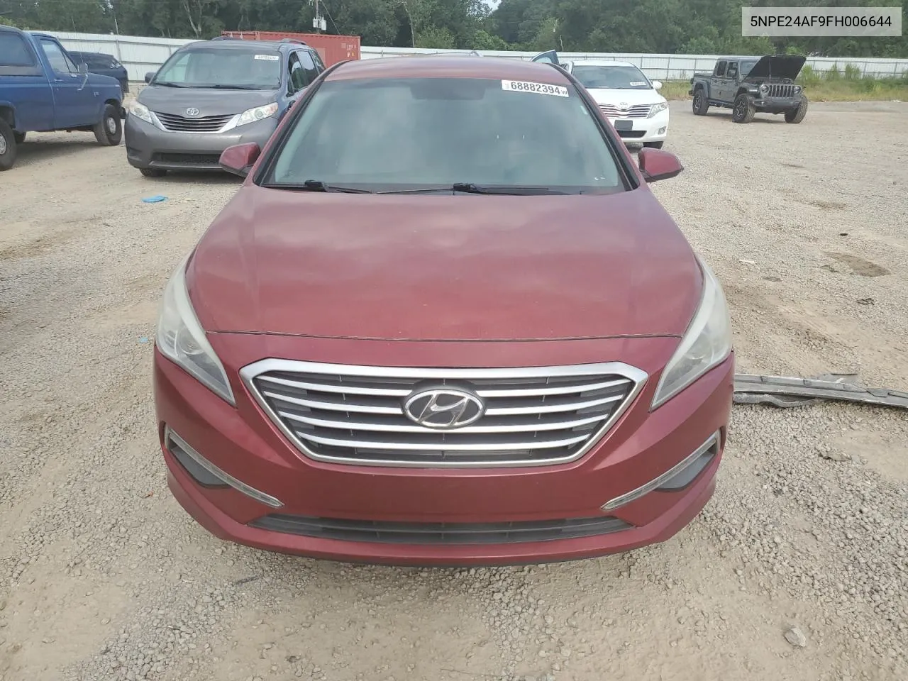 2015 Hyundai Sonata Se VIN: 5NPE24AF9FH006644 Lot: 68882394