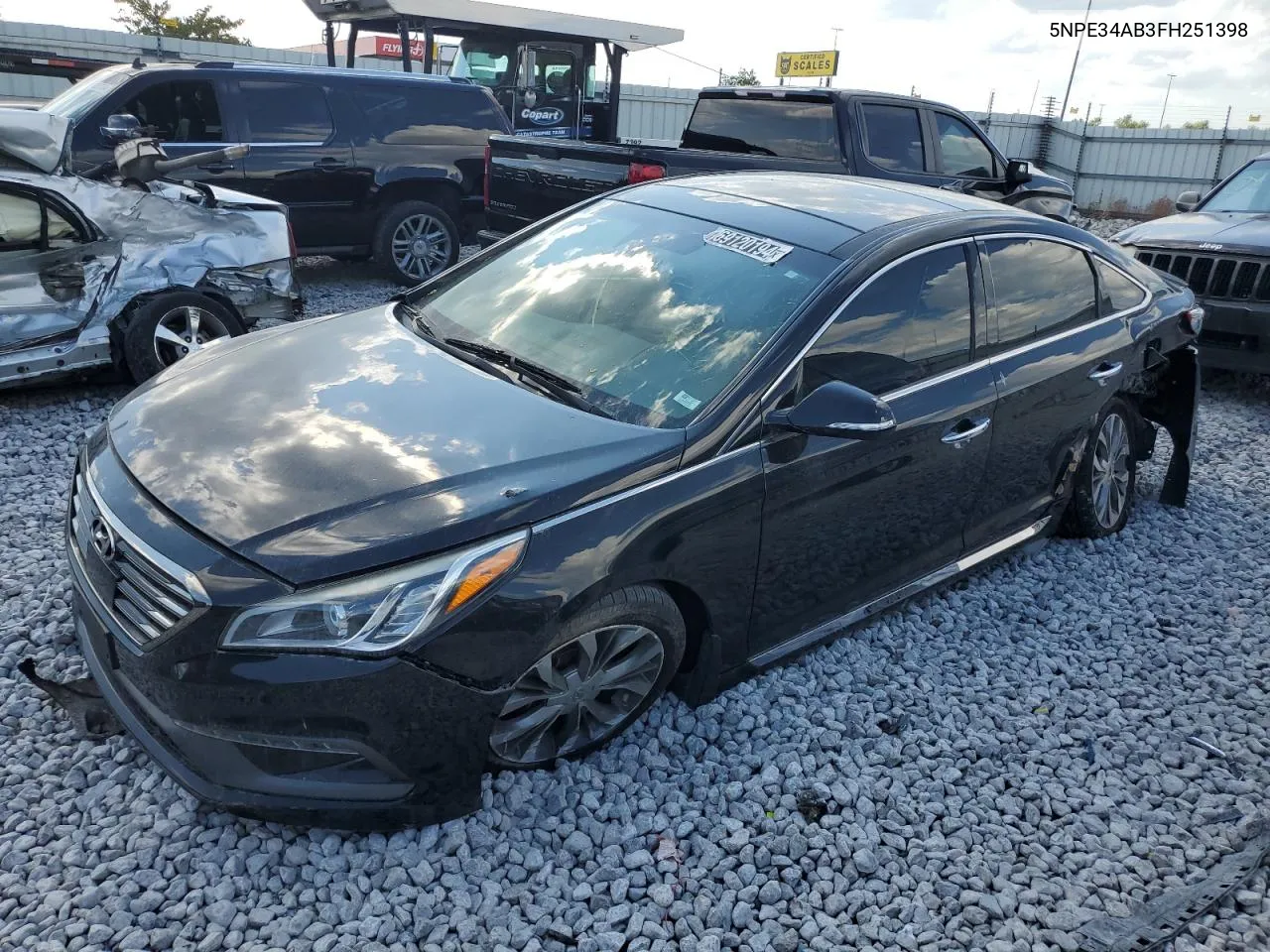 2015 Hyundai Sonata Sport VIN: 5NPE34AB3FH251398 Lot: 69120194