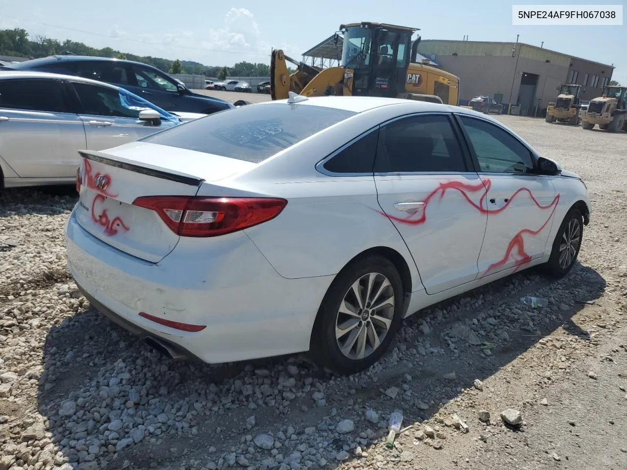 5NPE24AF9FH067038 2015 Hyundai Sonata Se