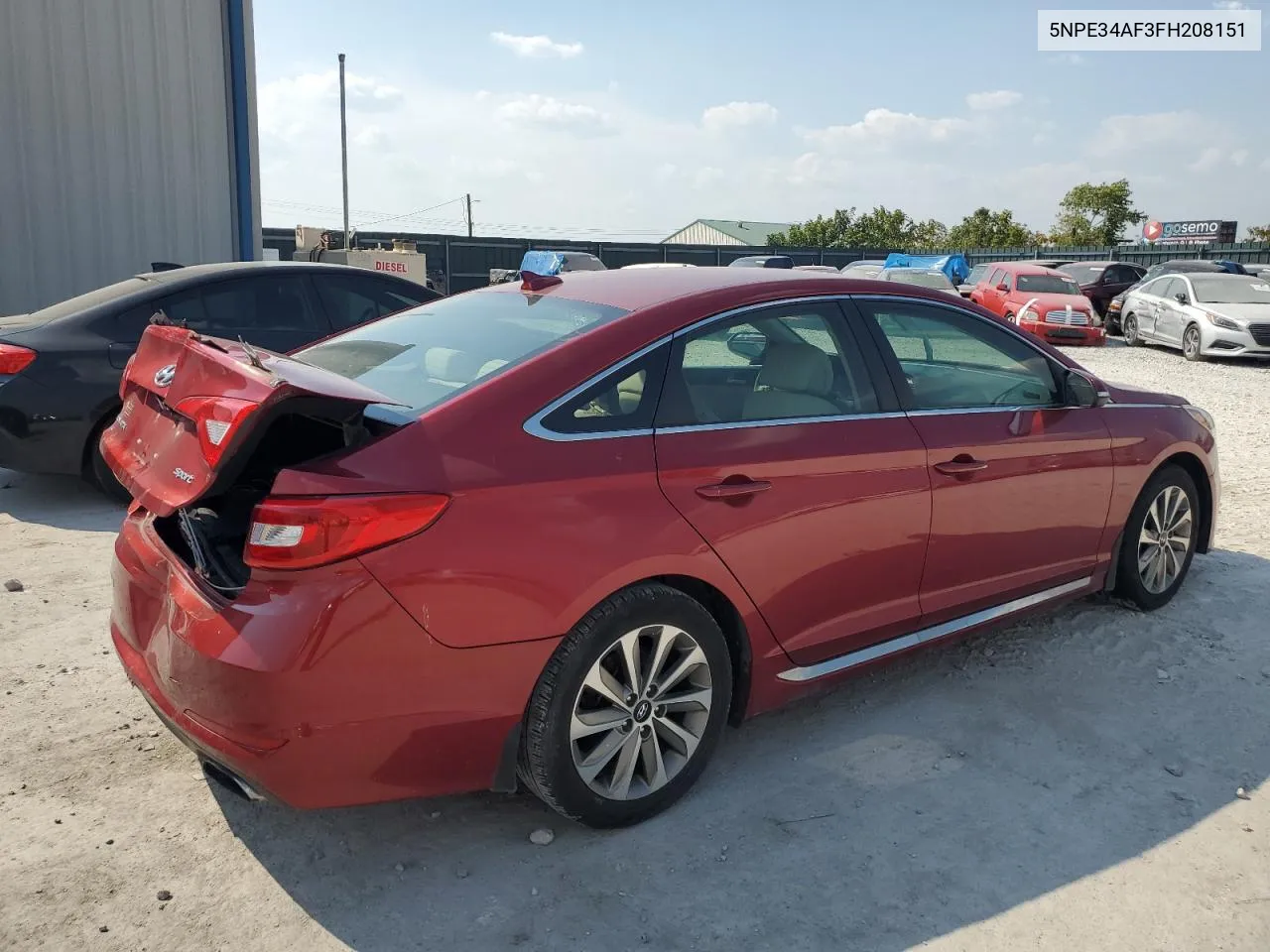 2015 Hyundai Sonata Sport VIN: 5NPE34AF3FH208151 Lot: 69482784