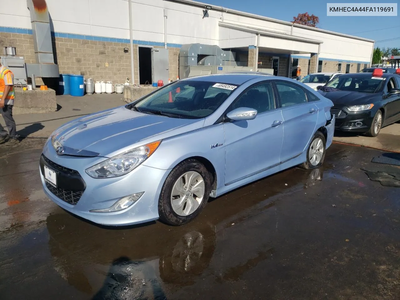 KMHEC4A44FA119691 2015 Hyundai Sonata Hybrid