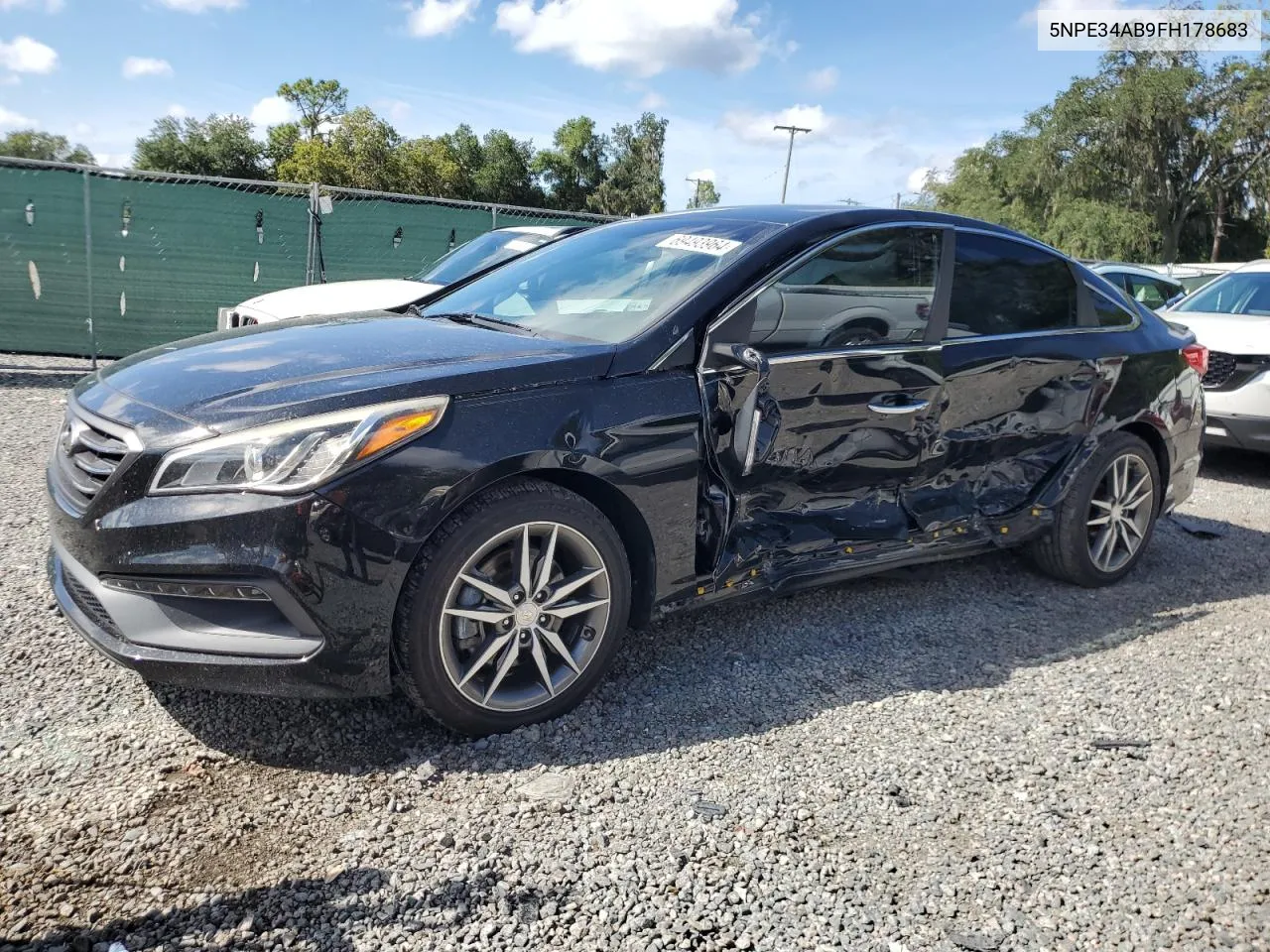 5NPE34AB9FH178683 2015 Hyundai Sonata Sport