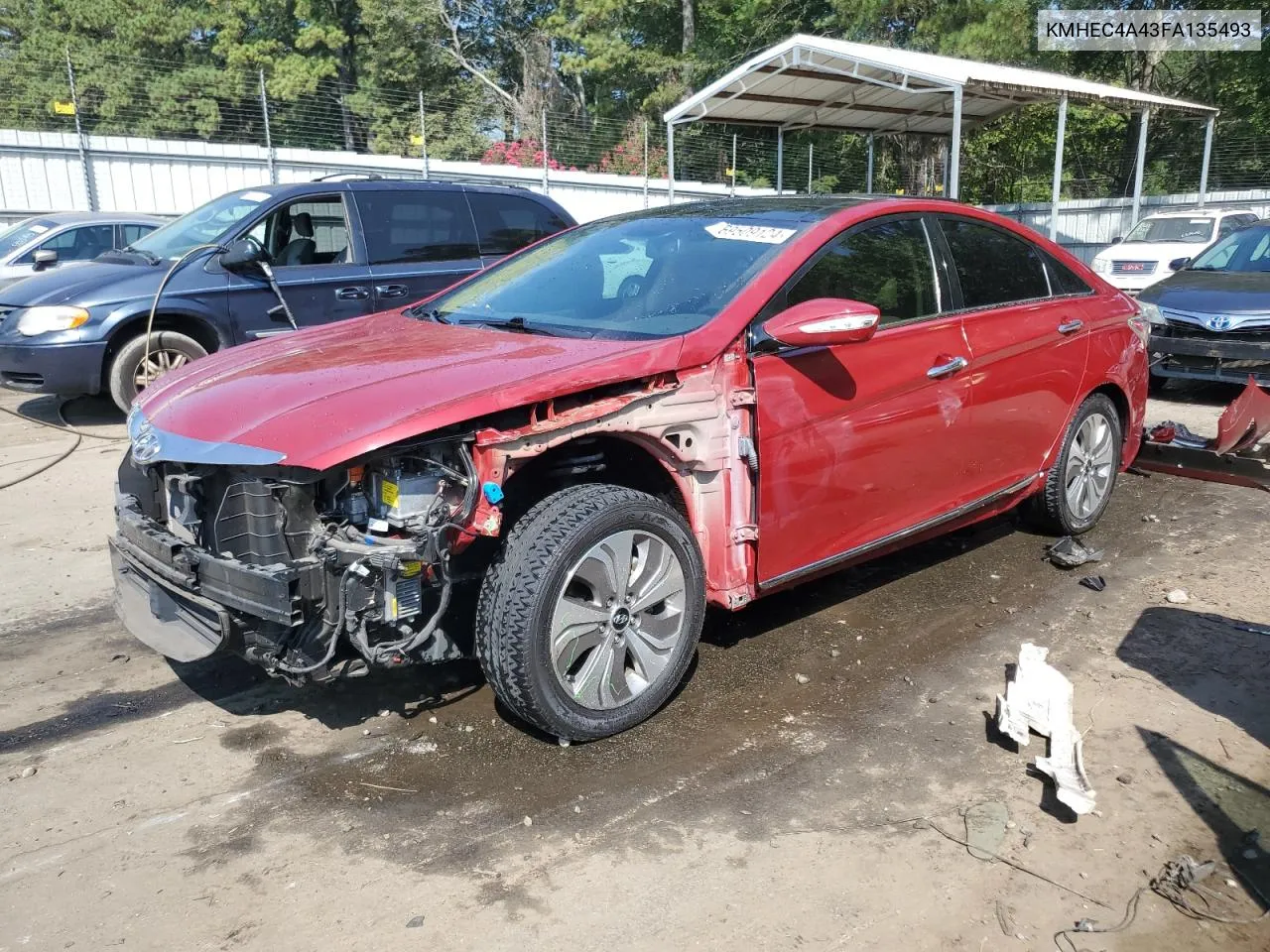 KMHEC4A43FA135493 2015 Hyundai Sonata Hybrid