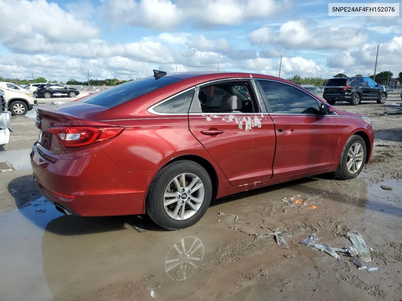 5NPE24AF4FH152076 2015 Hyundai Sonata Se