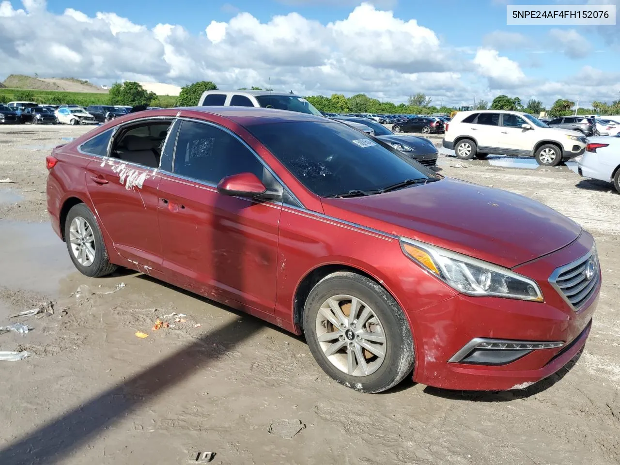 2015 Hyundai Sonata Se VIN: 5NPE24AF4FH152076 Lot: 69686224