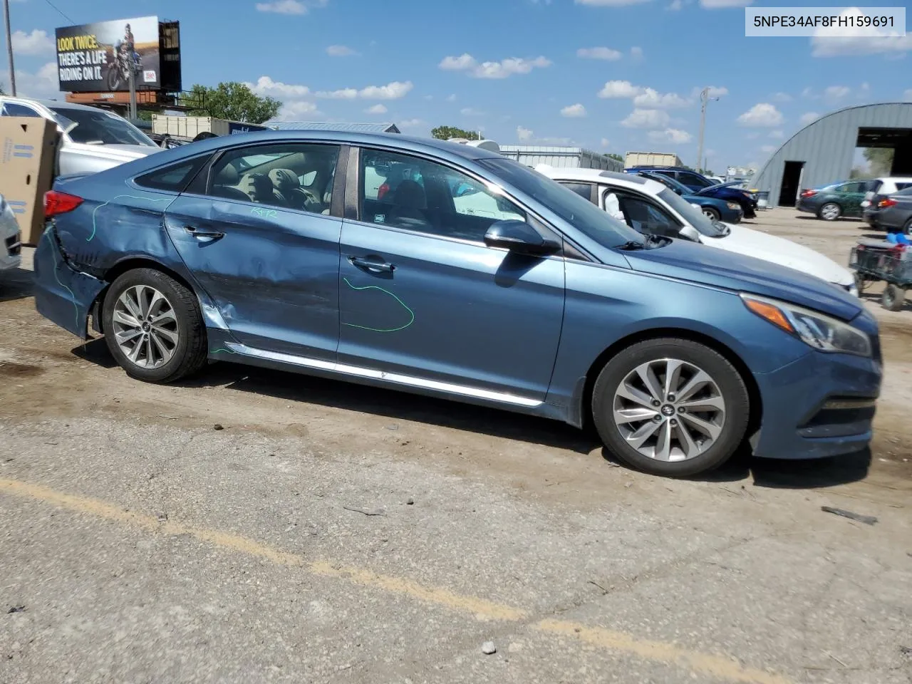 5NPE34AF8FH159691 2015 Hyundai Sonata Sport