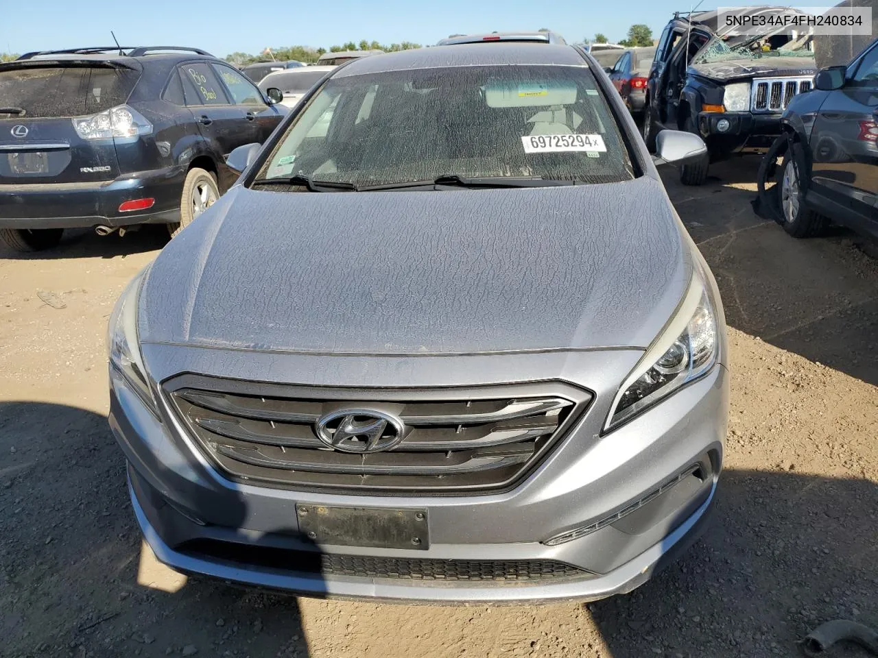 2015 Hyundai Sonata Sport VIN: 5NPE34AF4FH240834 Lot: 69725294