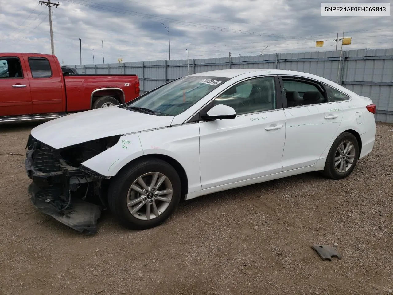 5NPE24AF0FH069843 2015 Hyundai Sonata Se