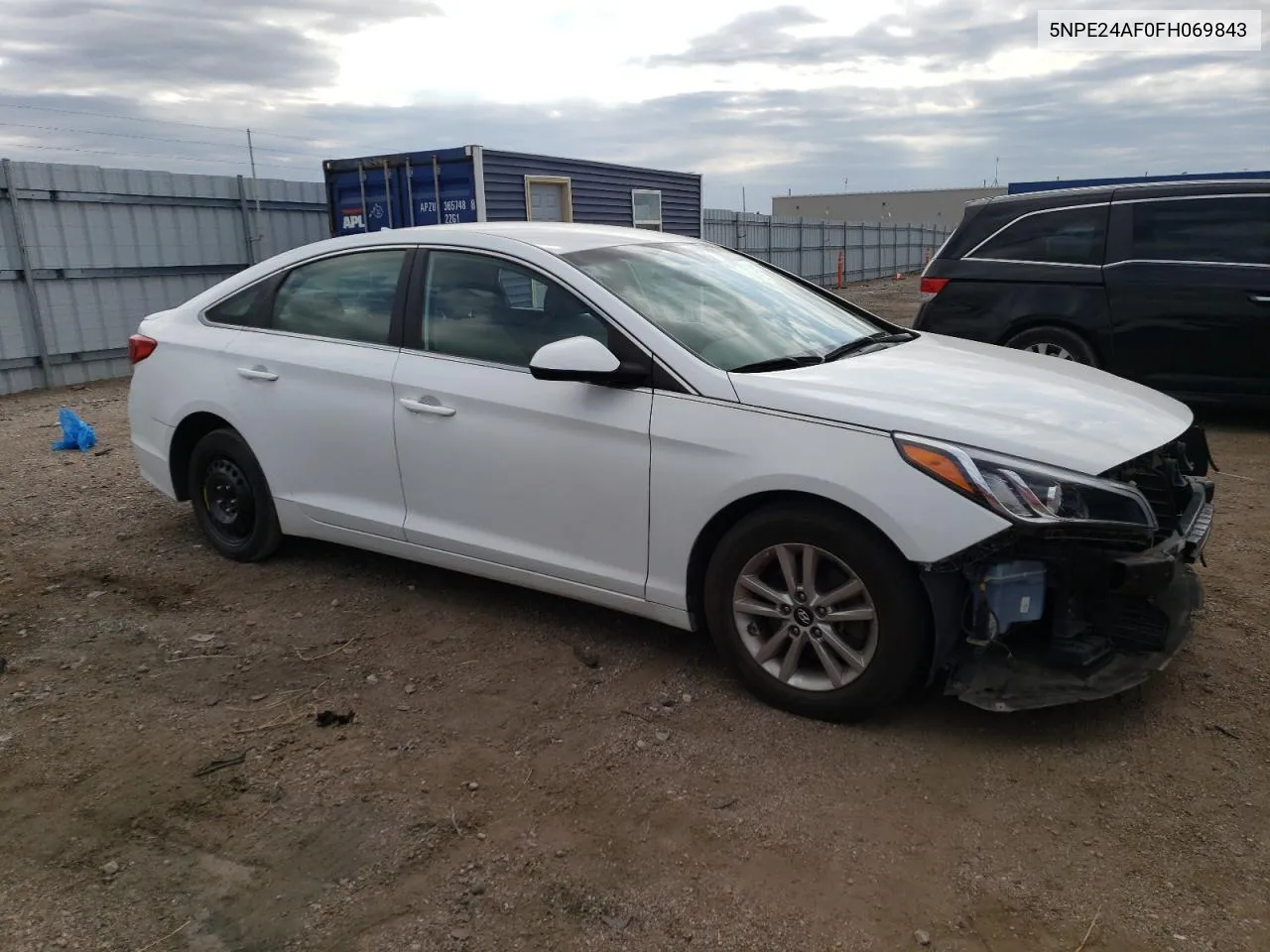 5NPE24AF0FH069843 2015 Hyundai Sonata Se