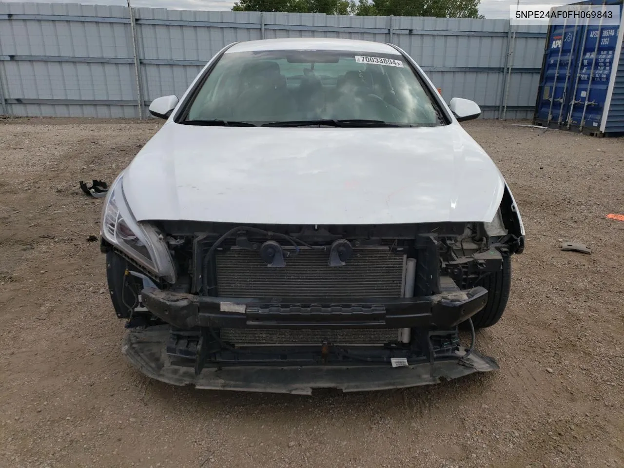 5NPE24AF0FH069843 2015 Hyundai Sonata Se