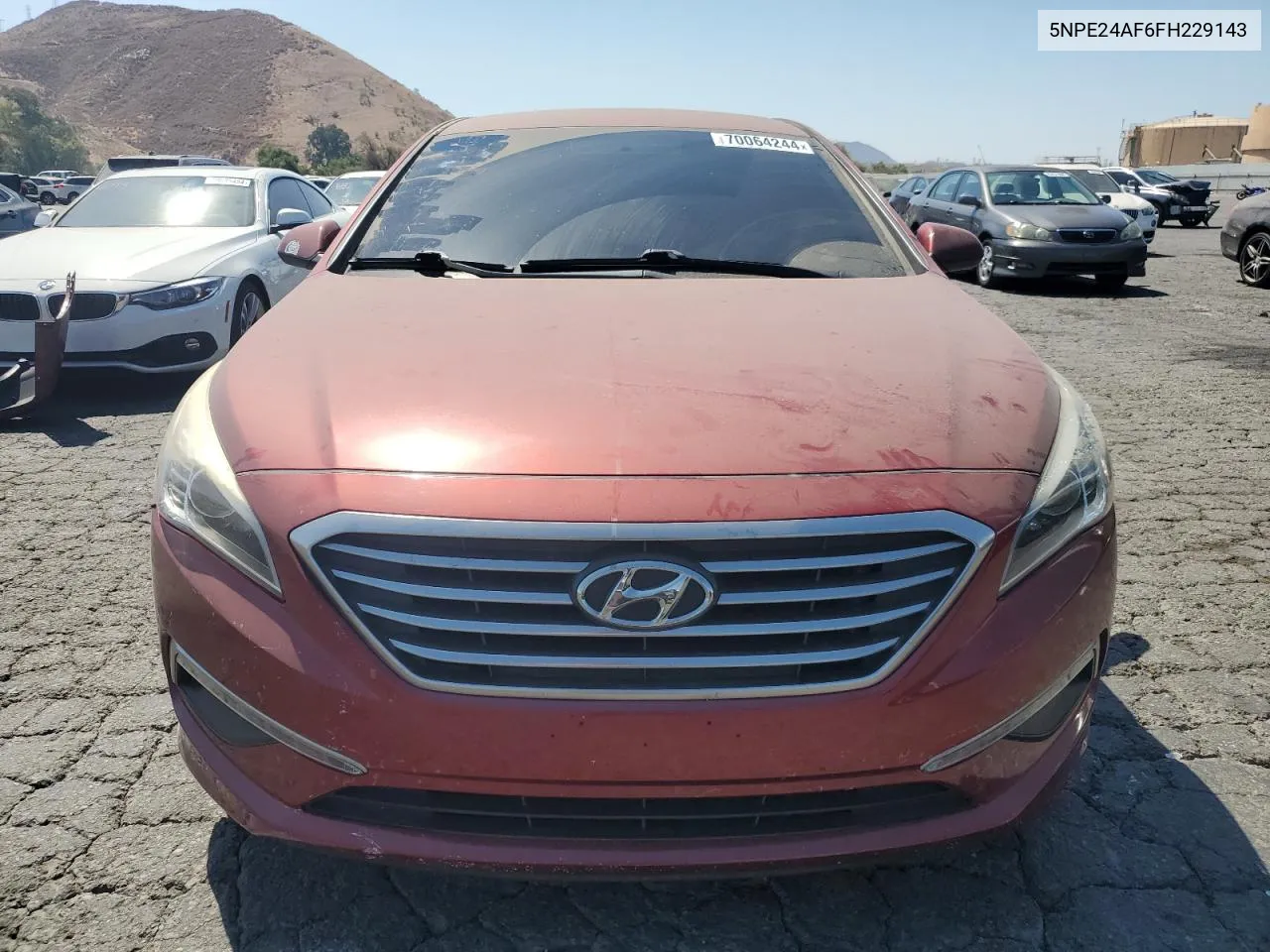 5NPE24AF6FH229143 2015 Hyundai Sonata Se