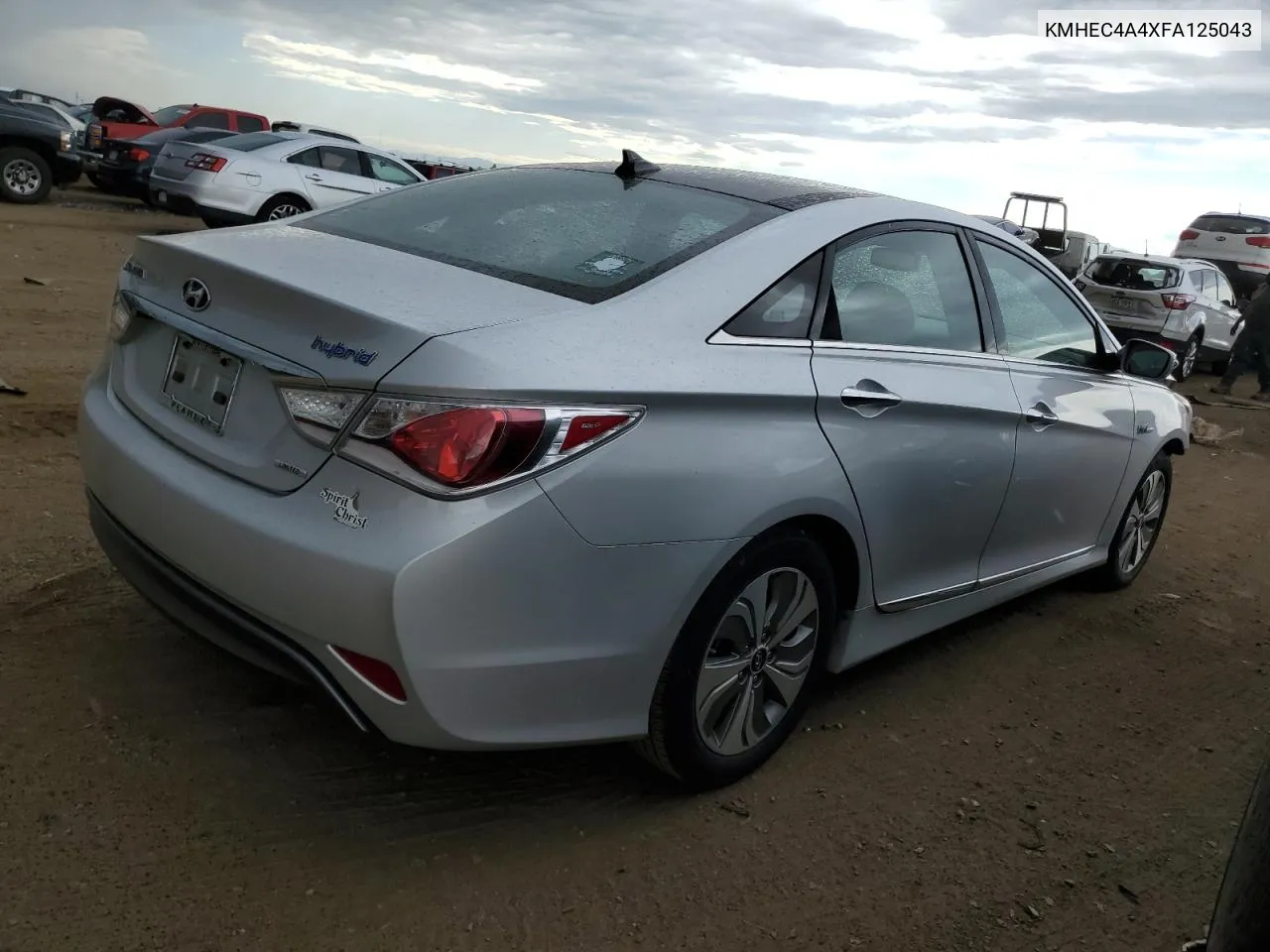 KMHEC4A4XFA125043 2015 Hyundai Sonata Hybrid