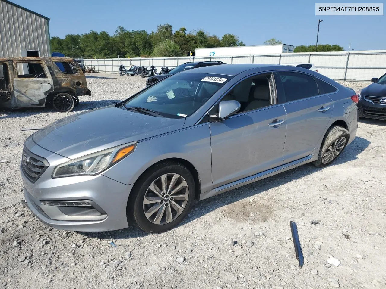 2015 Hyundai Sonata Sport VIN: 5NPE34AF7FH208895 Lot: 70301274