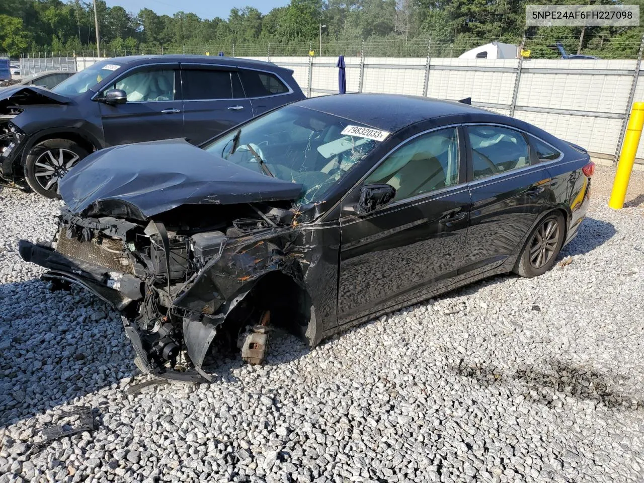 2015 Hyundai Sonata Se VIN: 5NPE24AF6FH227098 Lot: 70558864