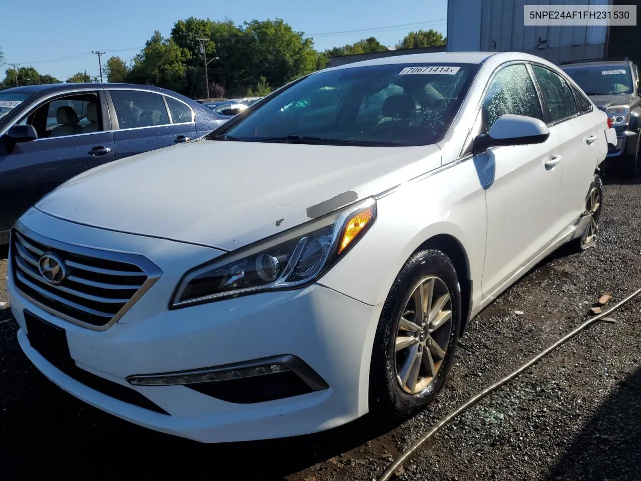 2015 Hyundai Sonata Se VIN: 5NPE24AF1FH231530 Lot: 70671414