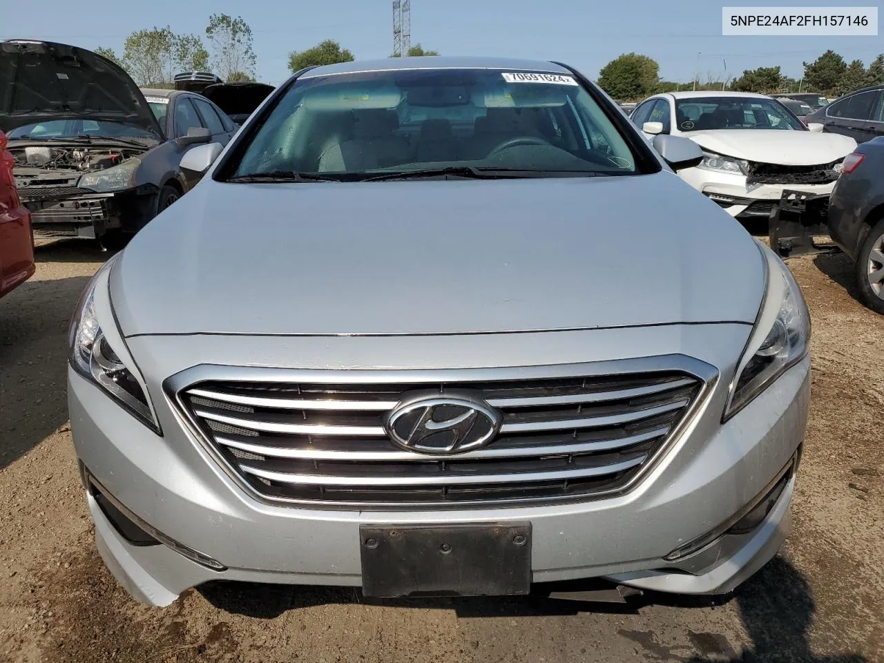 2015 Hyundai Sonata Se VIN: 5NPE24AF2FH157146 Lot: 70691624