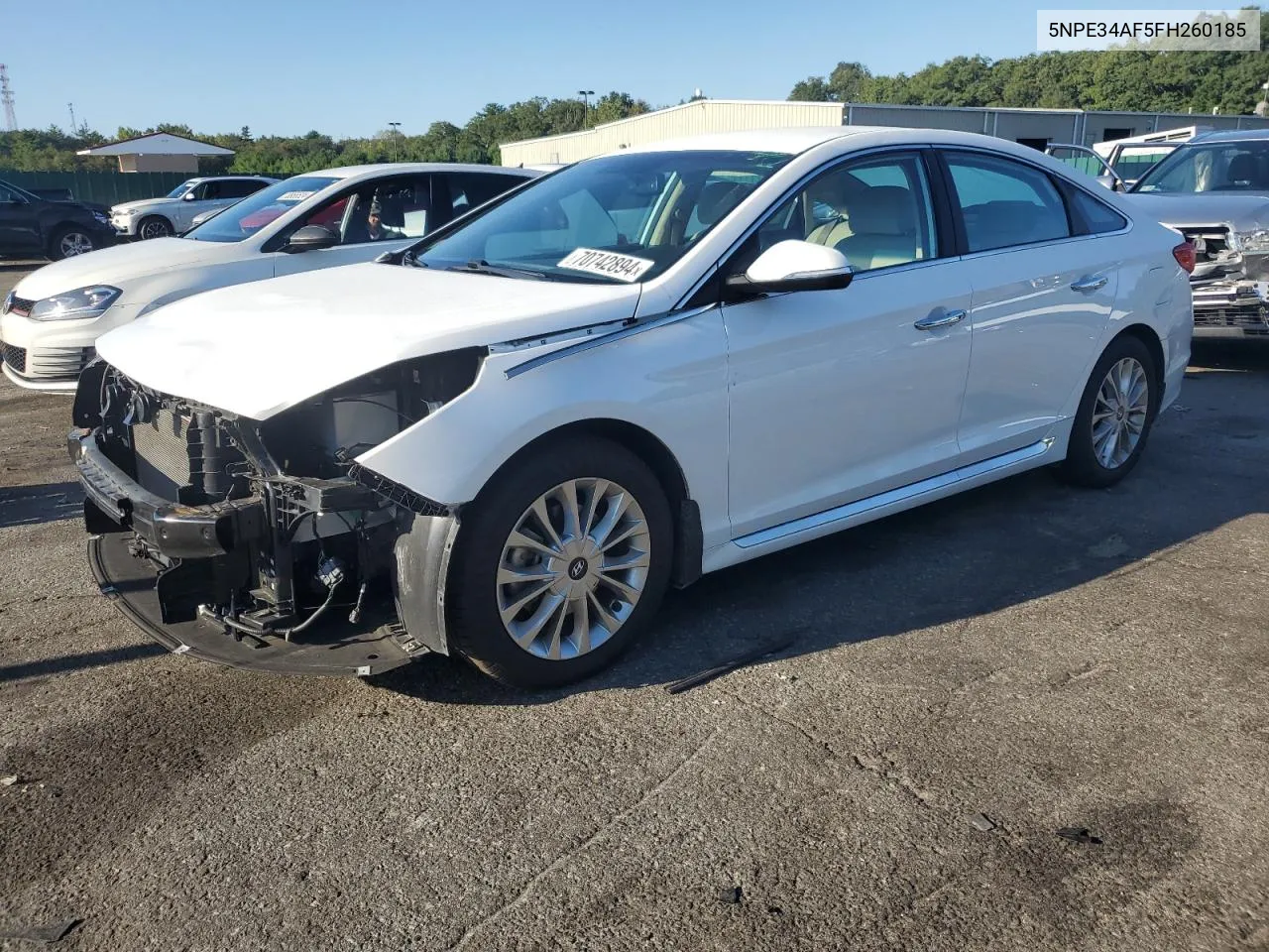 5NPE34AF5FH260185 2015 Hyundai Sonata Sport