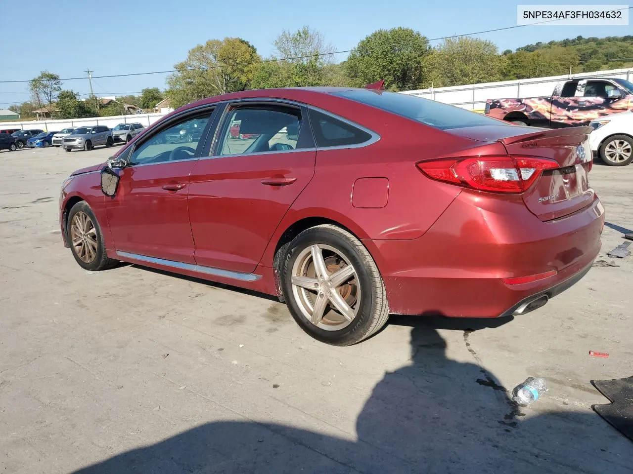 5NPE34AF3FH034632 2015 Hyundai Sonata Sport