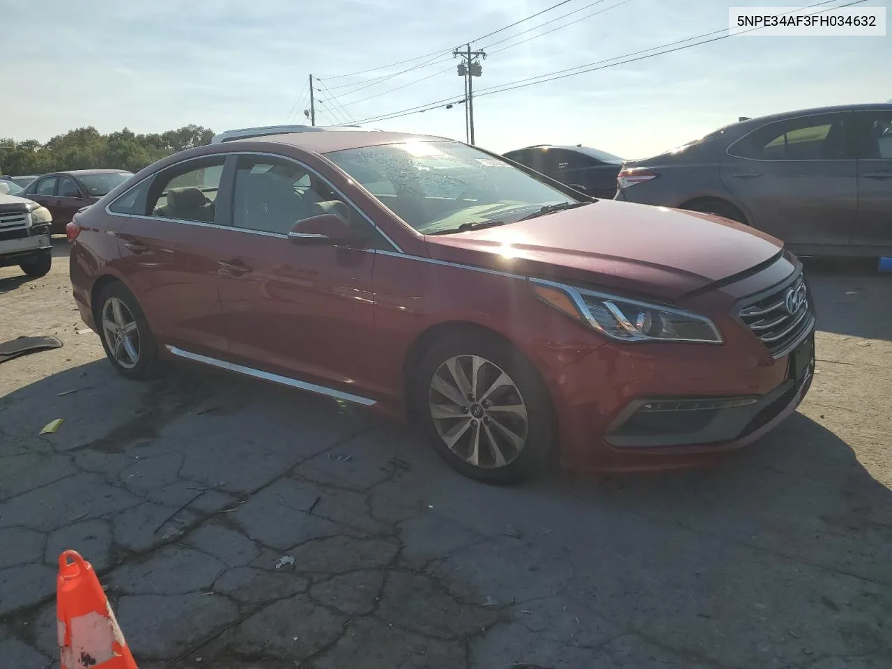 2015 Hyundai Sonata Sport VIN: 5NPE34AF3FH034632 Lot: 70996334