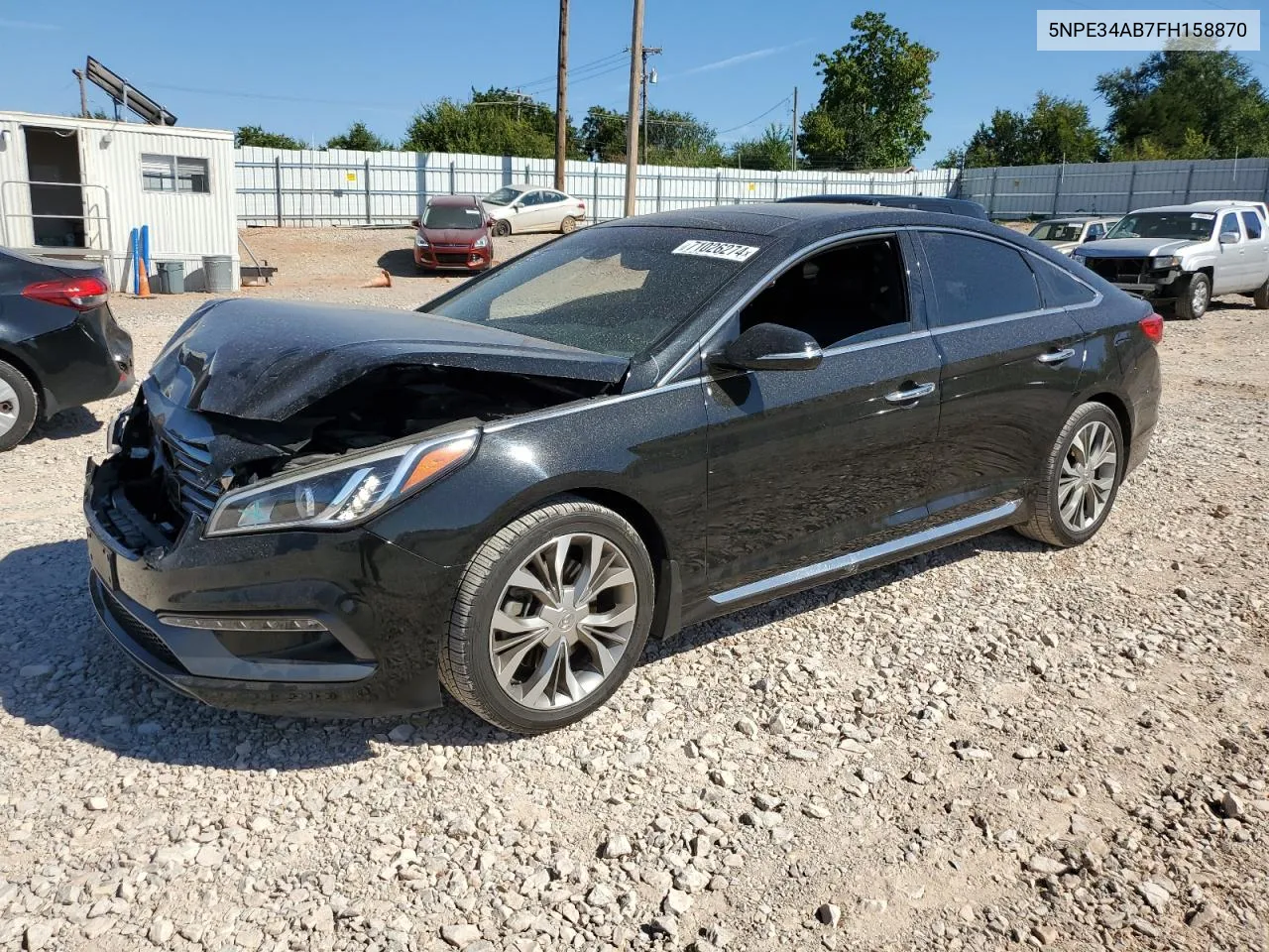 2015 Hyundai Sonata Sport VIN: 5NPE34AB7FH158870 Lot: 71026274