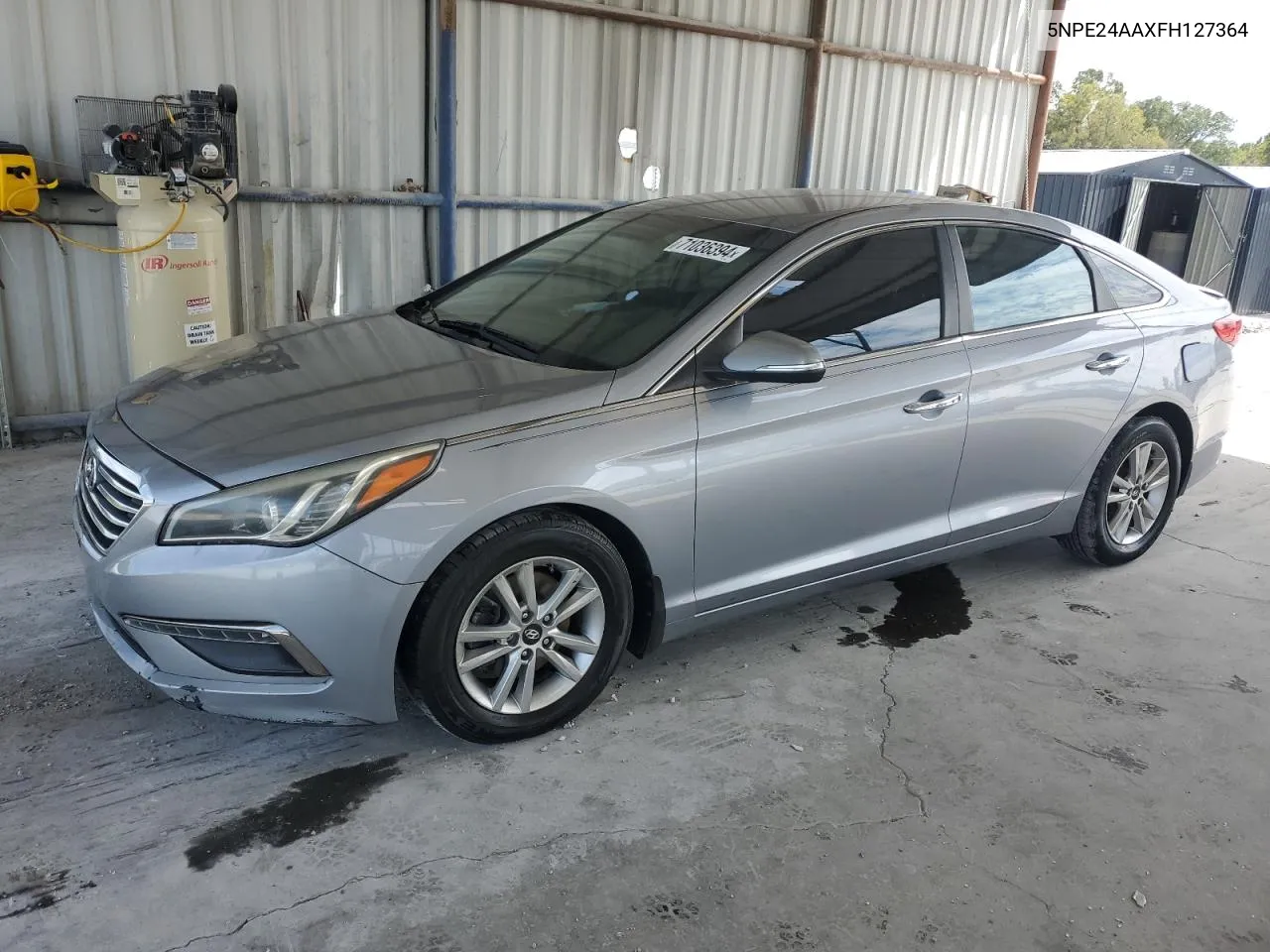 2015 Hyundai Sonata Eco VIN: 5NPE24AAXFH127364 Lot: 71036394